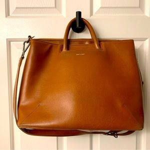 Matt and Nat Kintla Vegan Satchel - Tan/Brown